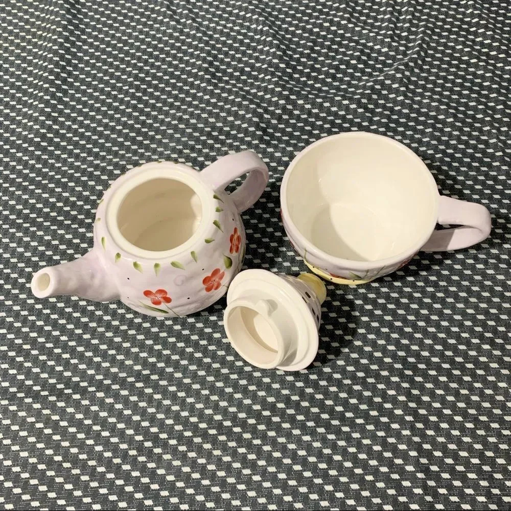 VTG Teapot and cup tea for one - Picture 4 of 9